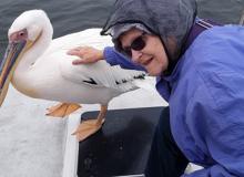 Lady Gaga and Judy in Walvis Bay. Photo by Pat Lewinski.